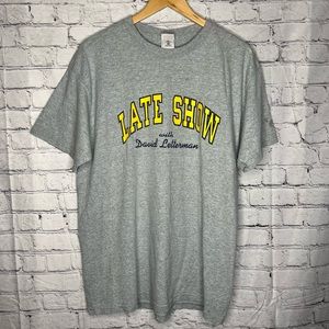 Vintage Late Night Show With David Letterman T-shirt Size XL